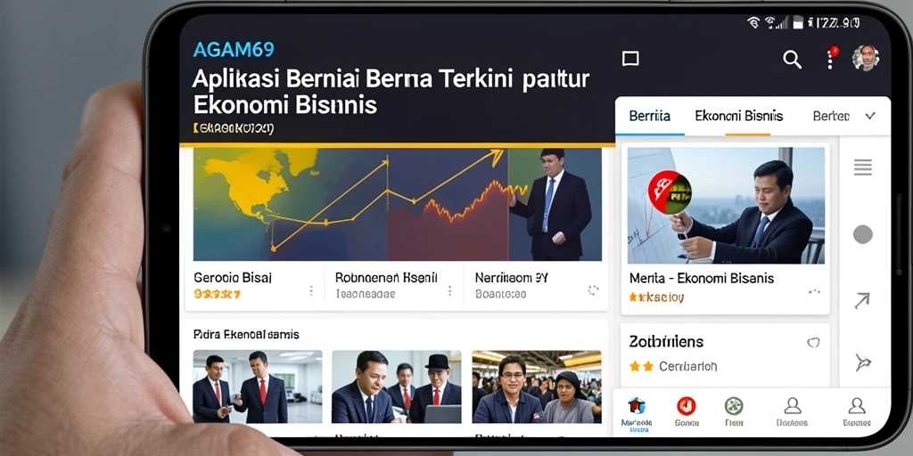 Antarmuka AGAM69 yang modern untuk berita ekonomi dan bisnis.