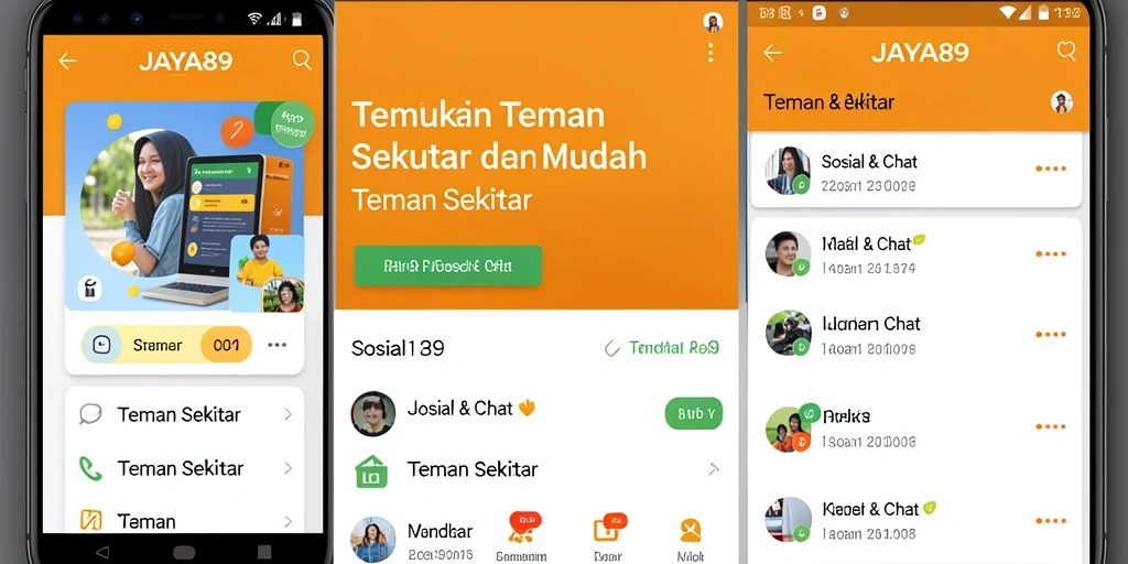 Antarmuka JAYA89 yang menarik dan interaktif untuk Teman Sekitar.