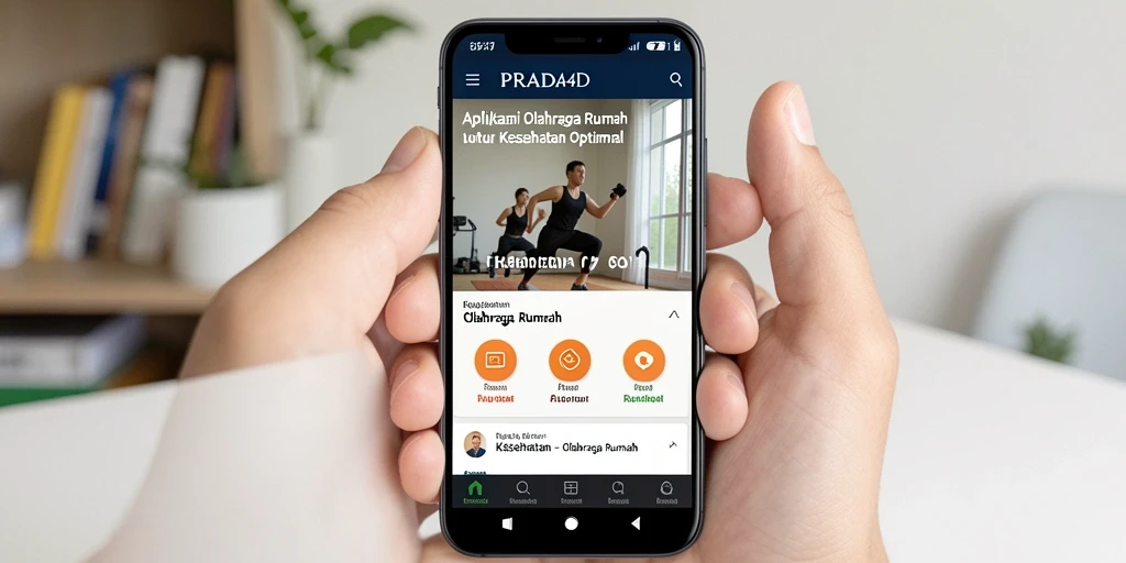 Tampilan antarmuka PRADA4D yang menarik dan informatif.