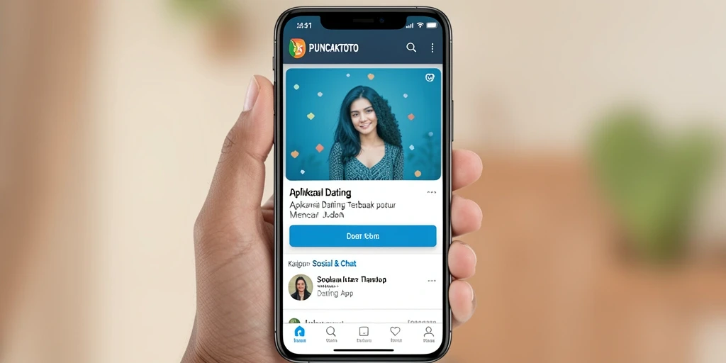 Tampilan antarmuka aplikasi PUNCAKTOTO yang menarik dan user-friendly.