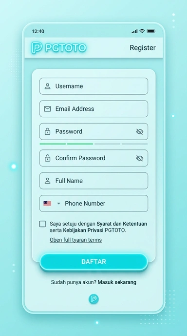 Buat Akun Baru pgtoto Dengan Mudah